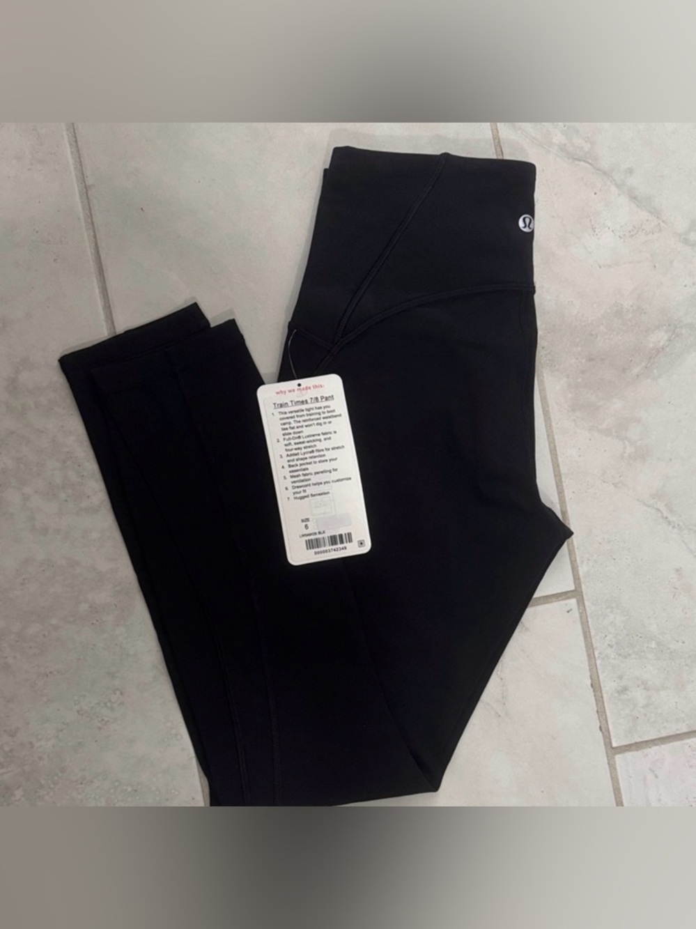 Lululemon l Train Times 7/8 Pant l Size:6